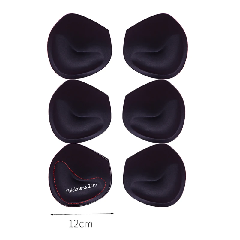 وسادات حمالة صدر مثلثة للنساء ، بطانة إسفنجية مستديرة ، وسادات محسِّنة قابلة للإزالة ، وسائد ملابس سباحة ، و 3 أزواج